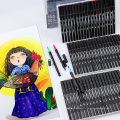 72/100 Couleur Dual Tip Bross Brush Color marqueurs stylos